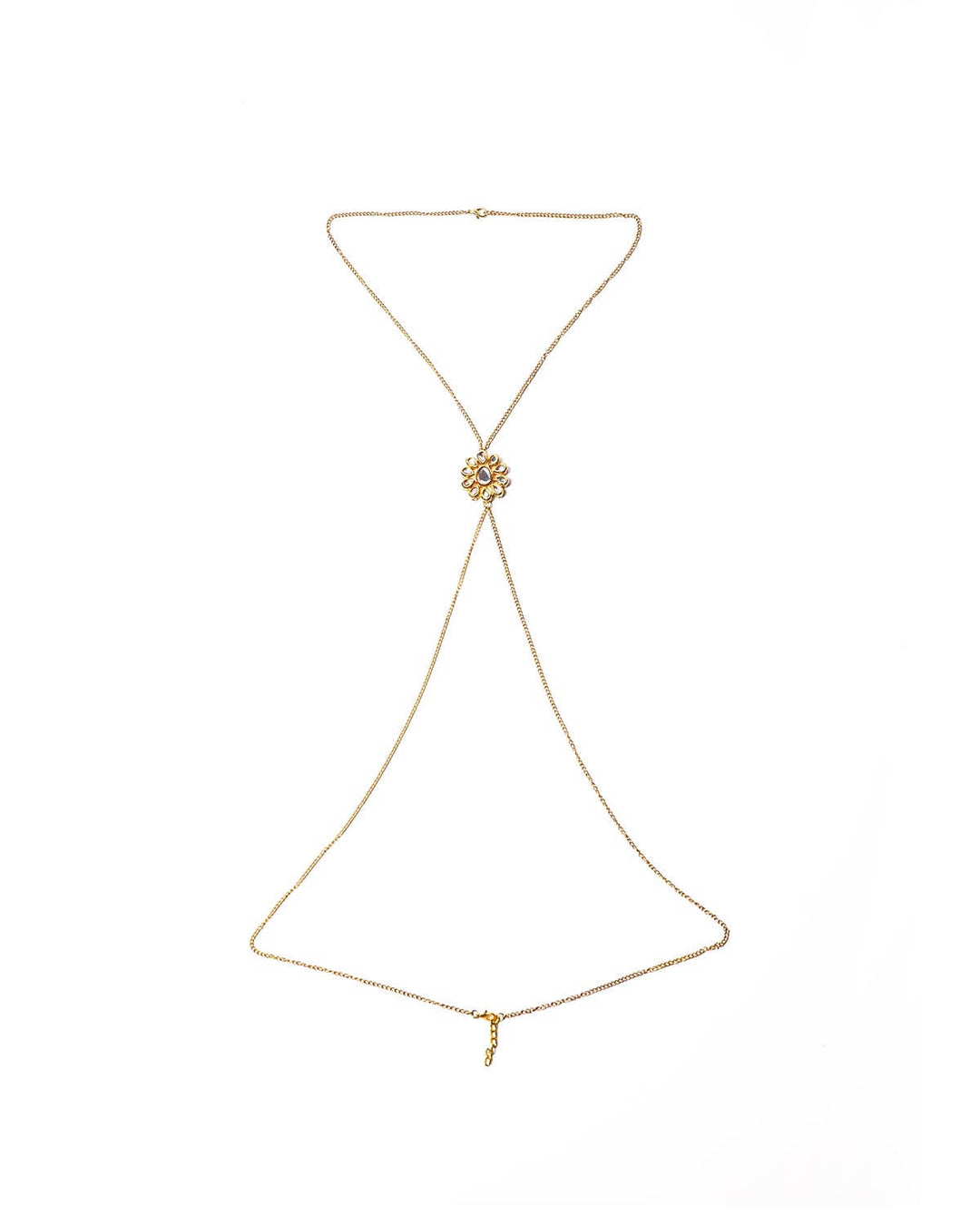 Gold Kundan Body Chain