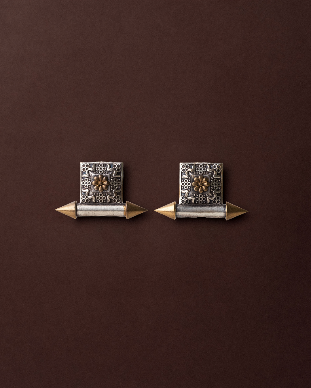 Madaliya Two-Tone Earrings
