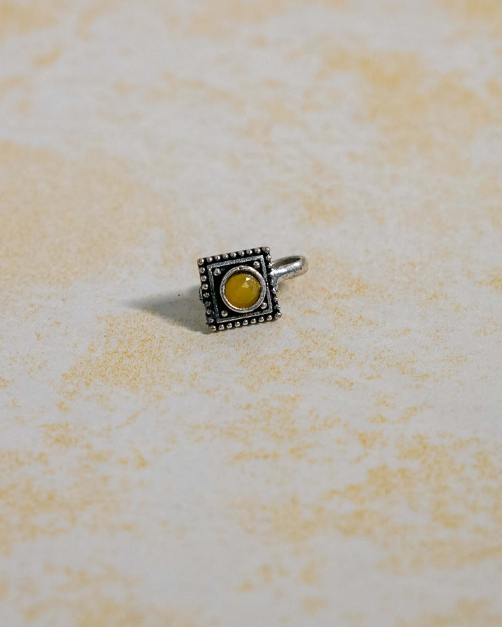 Mitu Yellow Stone Nose Ring