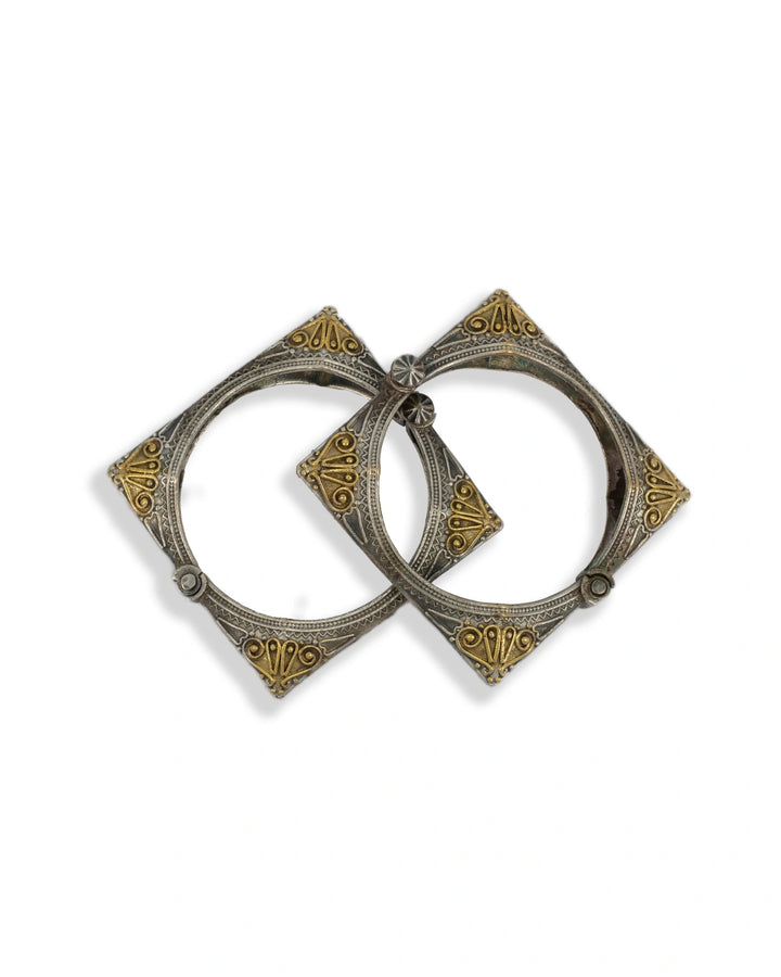 NEW! Finesse Two-Tone Cuff Bangle