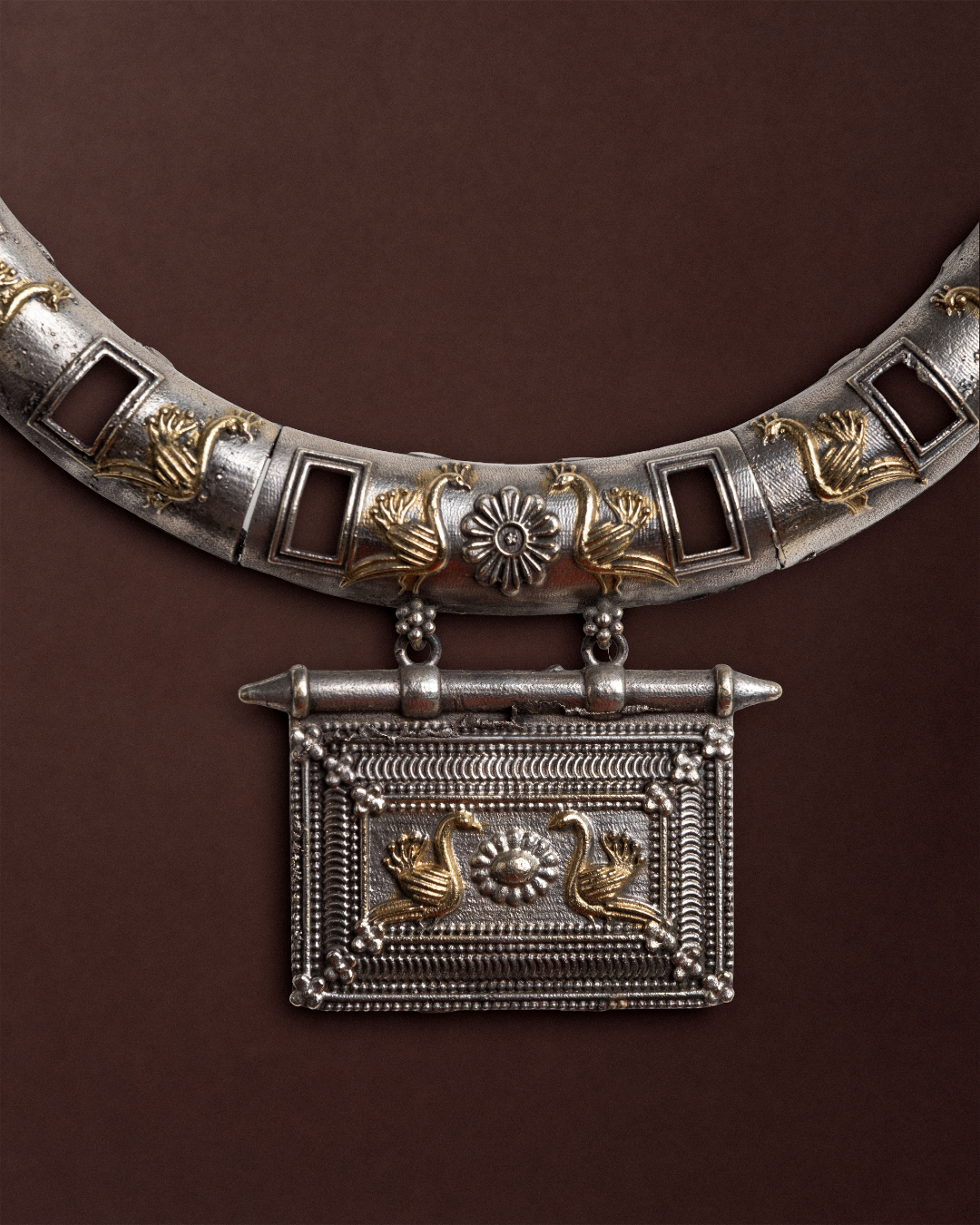 Desert Devi Two-Tone Cuff Necklace