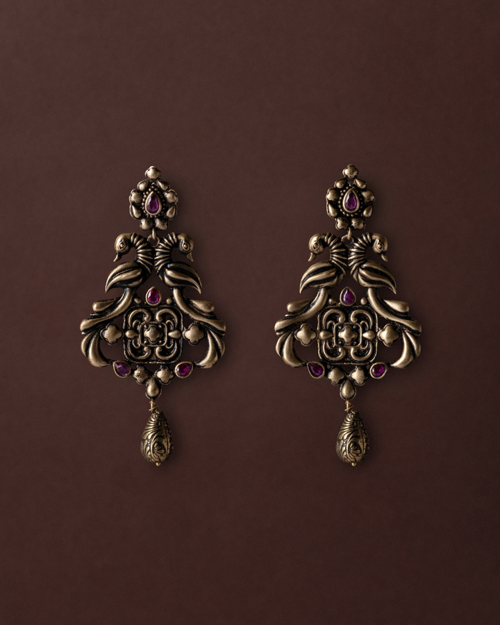 The Old Soul Earrings - Antique Gold Finish