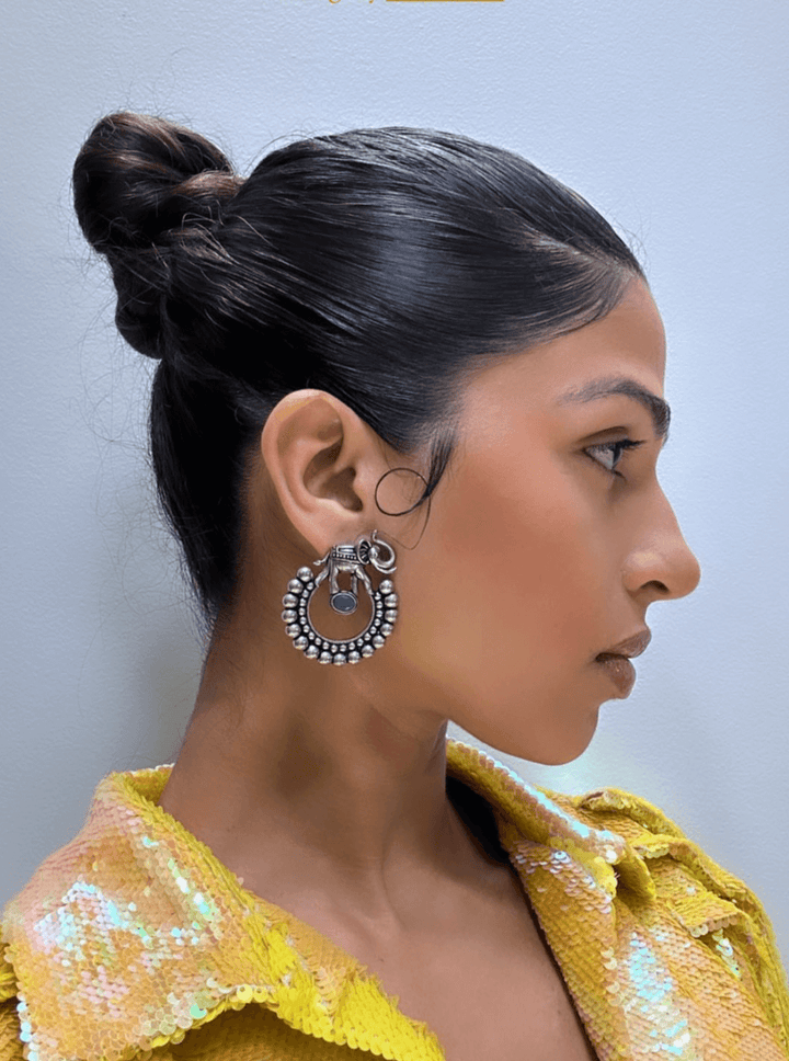 Jade Green Elephanté Earrings