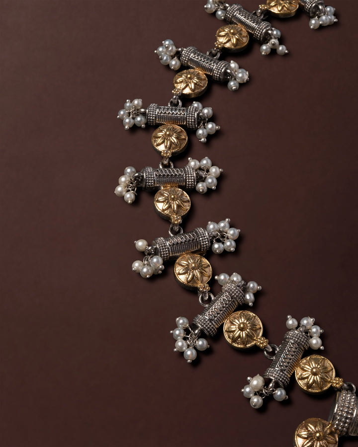 Gelina Goddess Two-Tone Necklace