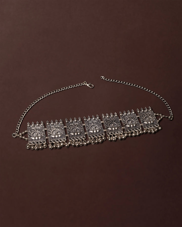 Silver Rhajara Choker