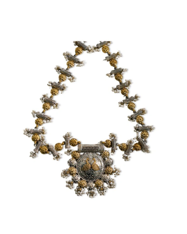 Gelina Goddess Two-Tone Necklace