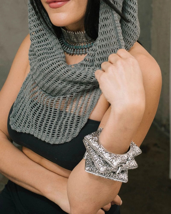 The Square Filigree Bangle