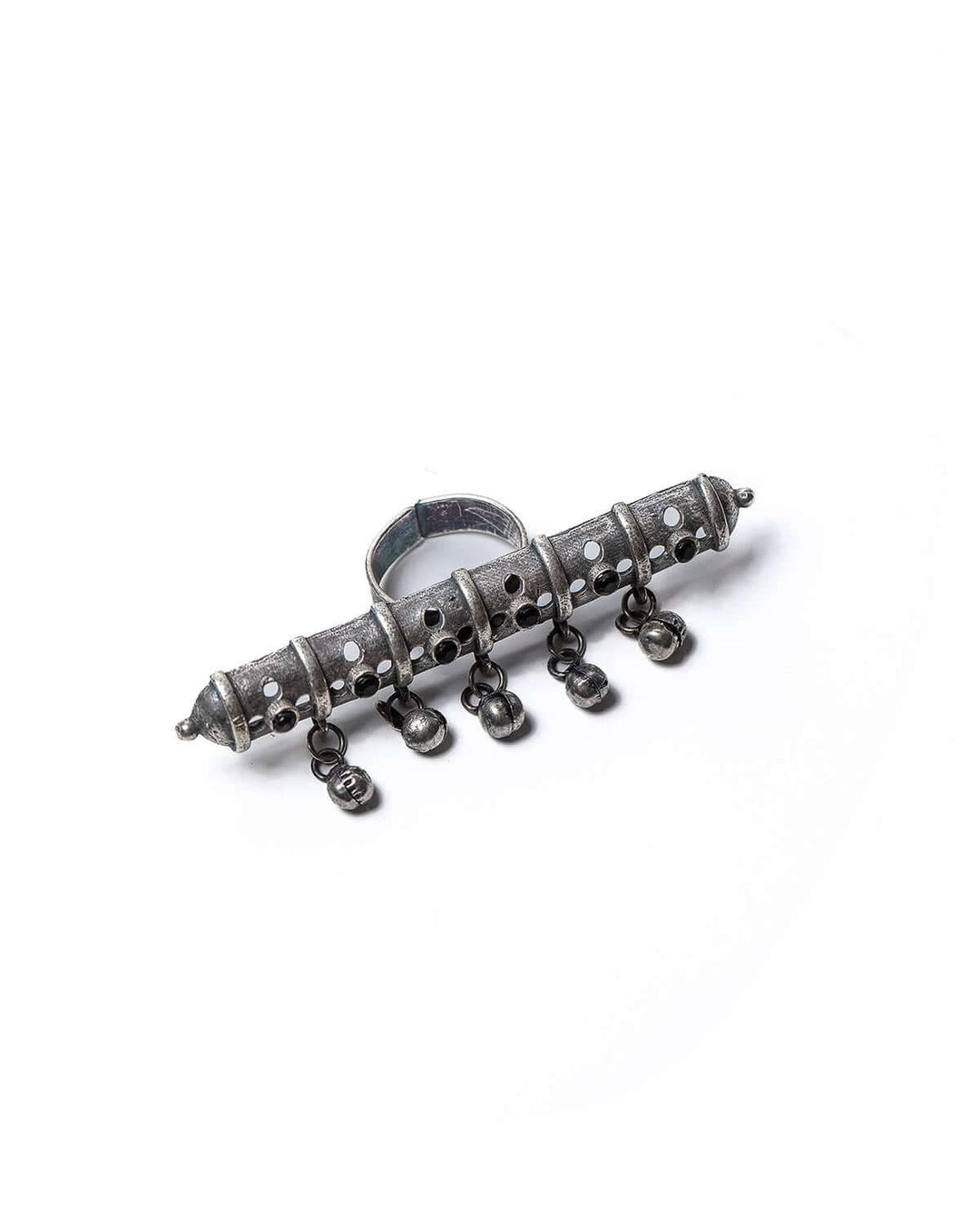 Bold 4-Finger Ring (Green)