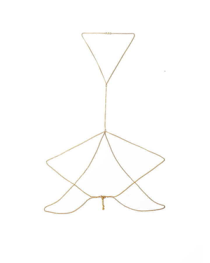 Gold Simple Body Chain