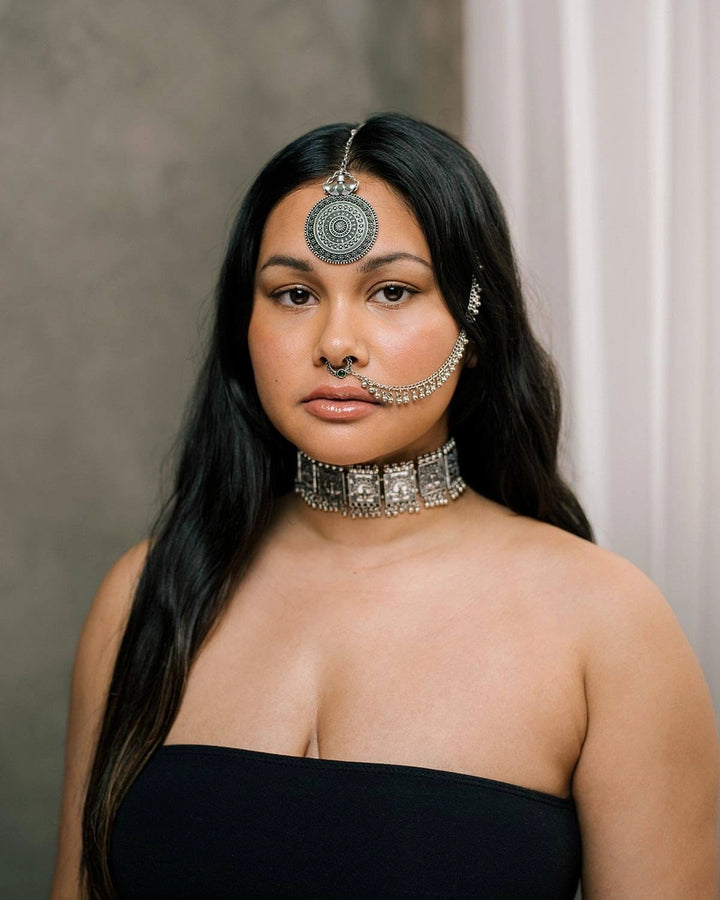 Silver Rhajara Choker