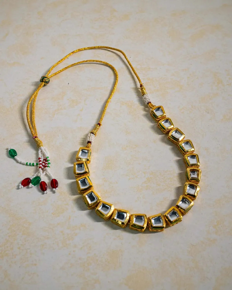 Maharani Gold Kundan Necklace