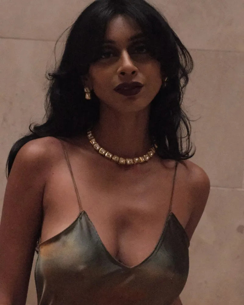 Maharani Gold Kundan Necklace