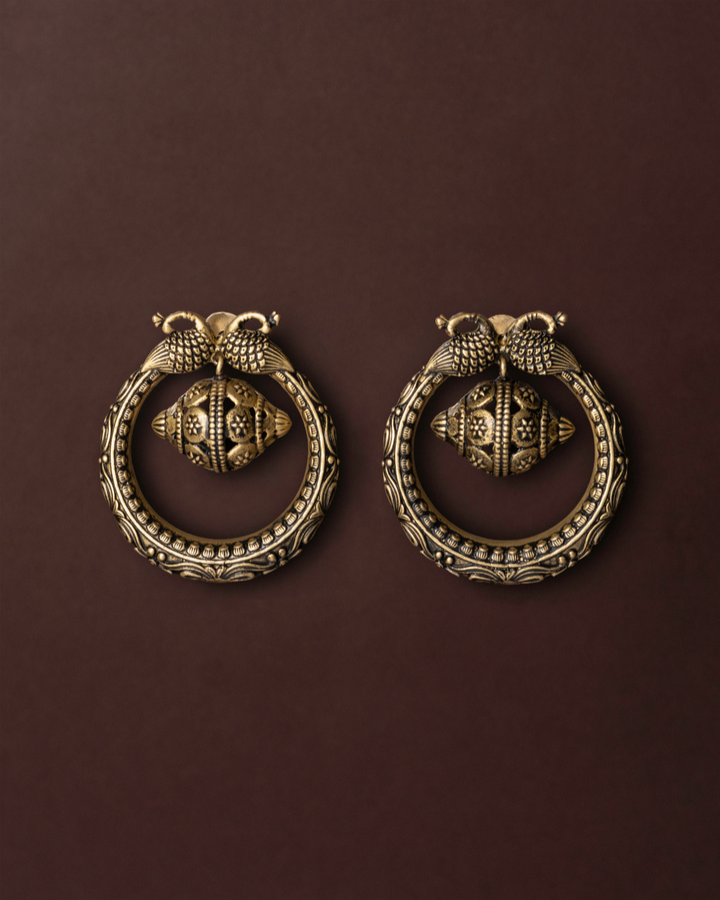 Spirit Free Earrings - Antique Gold Finish