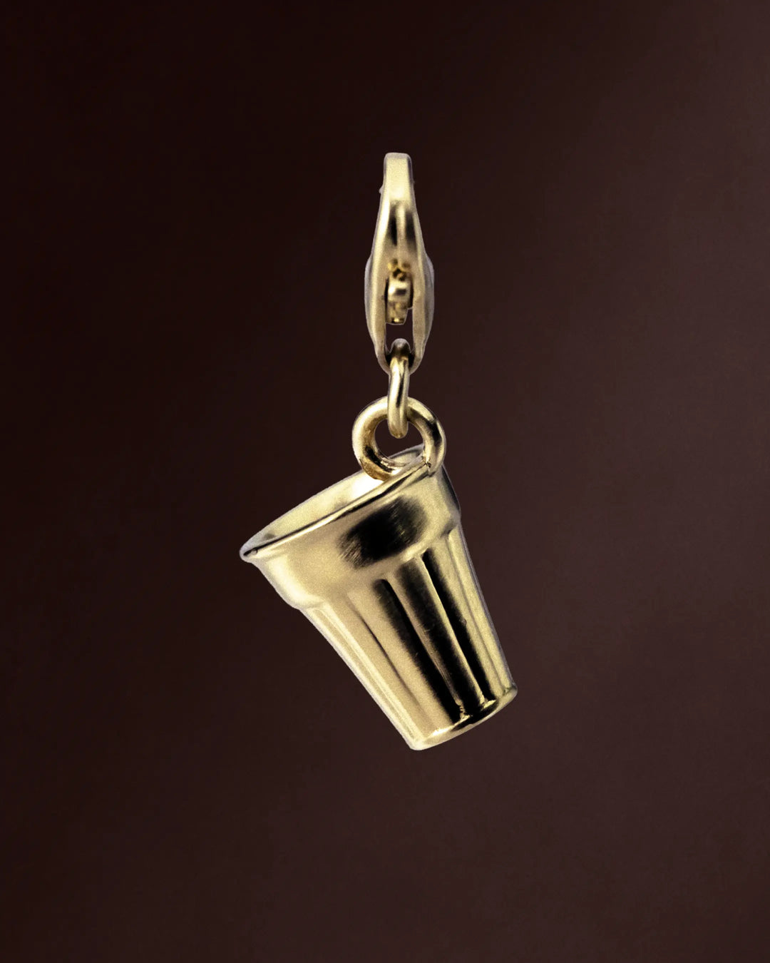 Chai Cup Charm - Gold Vermeil