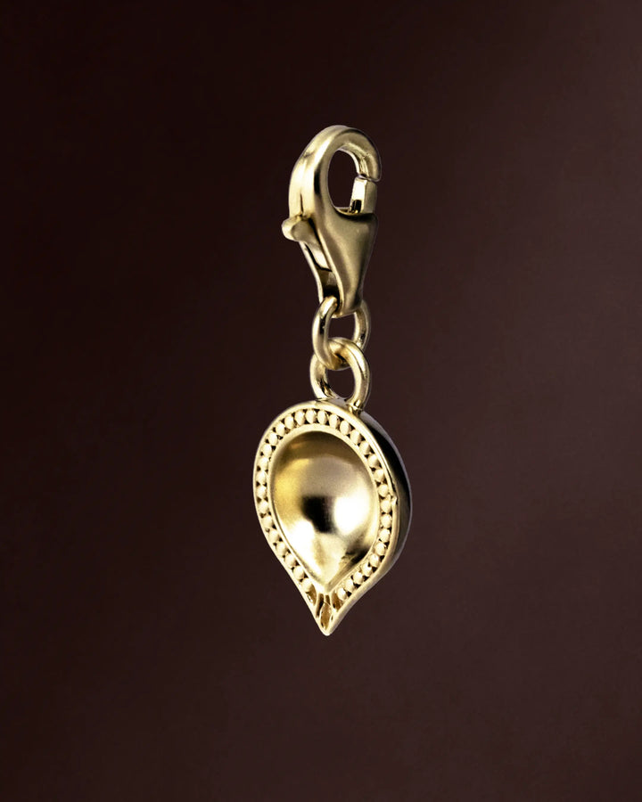 Diya Charm - Gold Vermeil