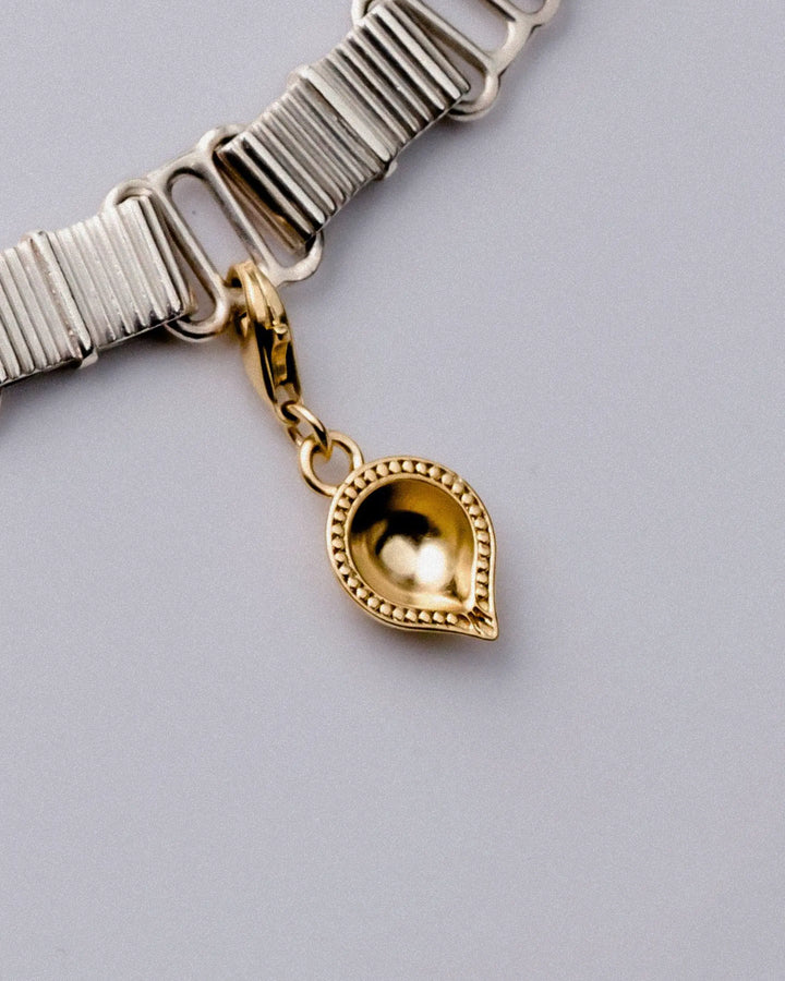 Diya Charm - Gold Vermeil