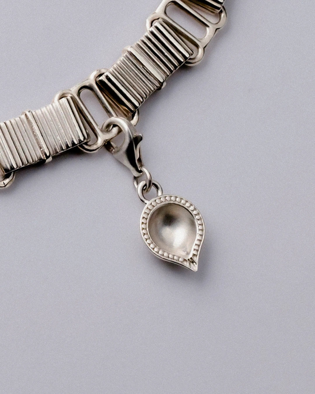 Diya Charm - Sterling Silver