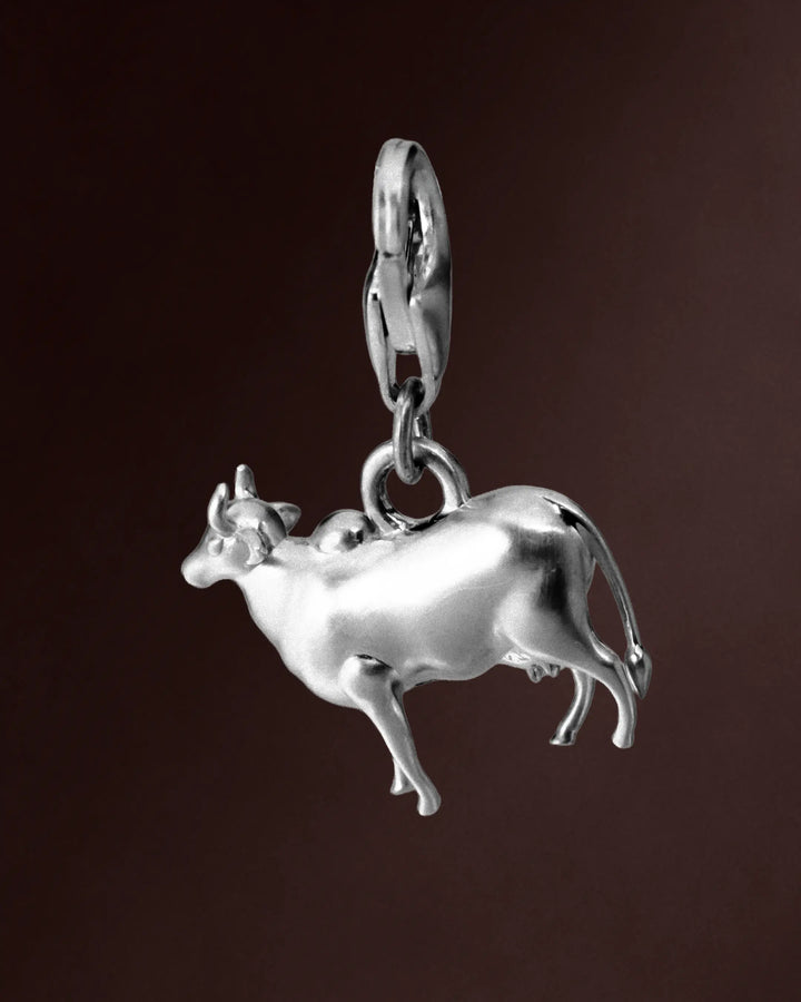 Holy Cow Charm - Sterling Silver
