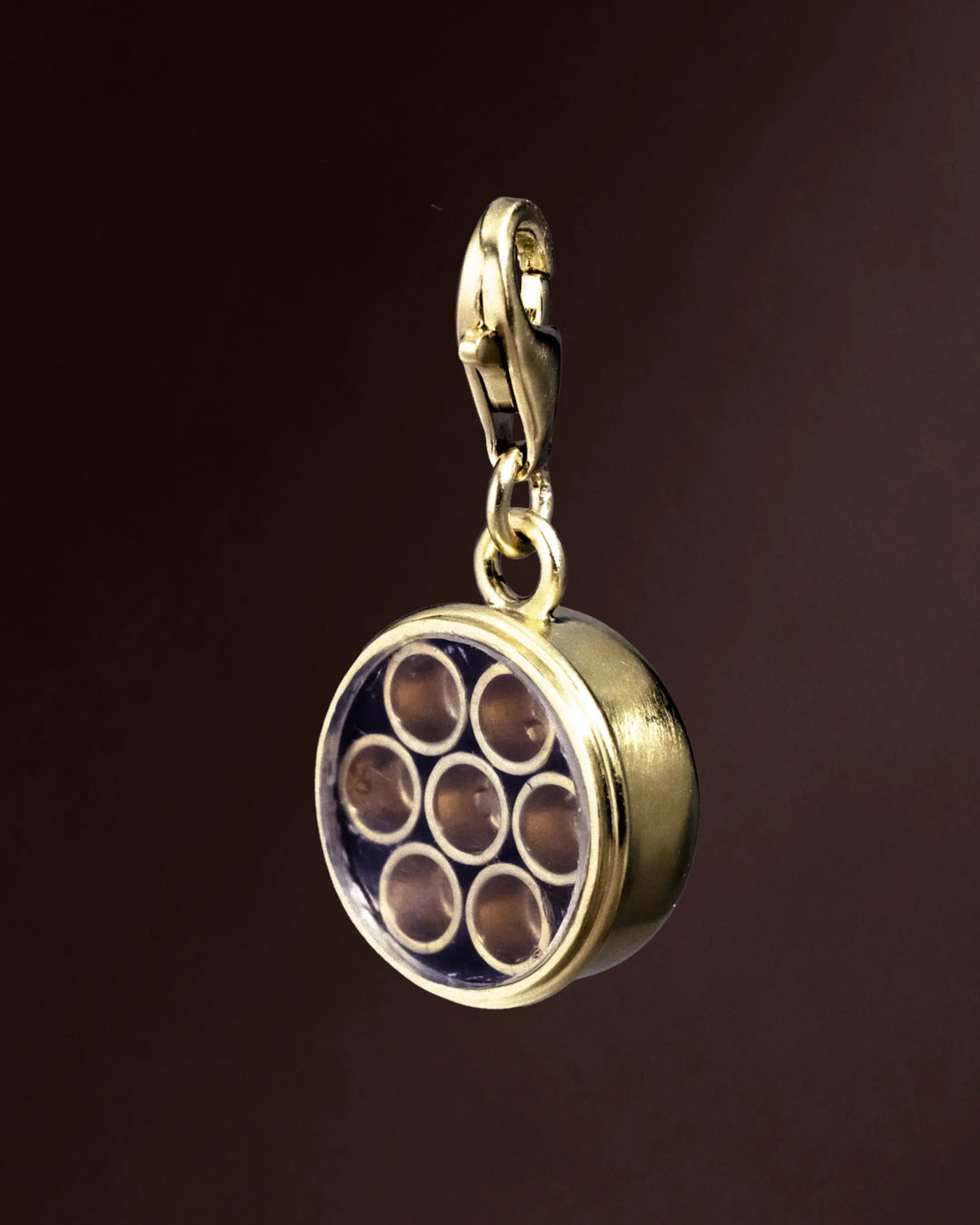 Masala Box Charm - Gold Vermeil