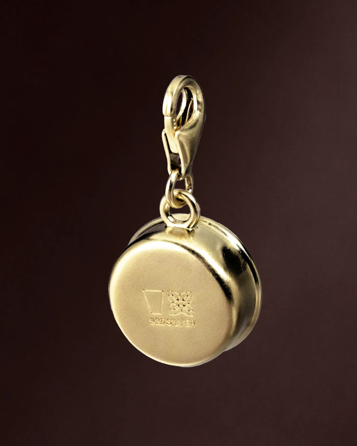 Masala Box Charm - Gold Vermeil