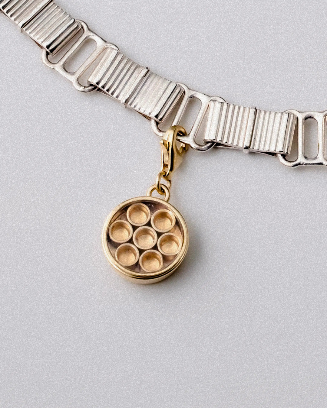Masala Box Charm - Gold Vermeil