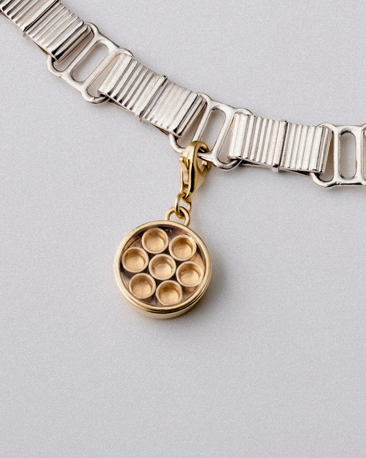 Masala Box Charm - Gold Vermeil