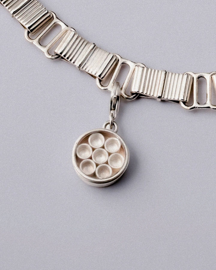 Masala Box Charm - Sterling Silver