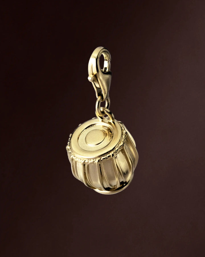 Tabla Charm - Gold Vermeil